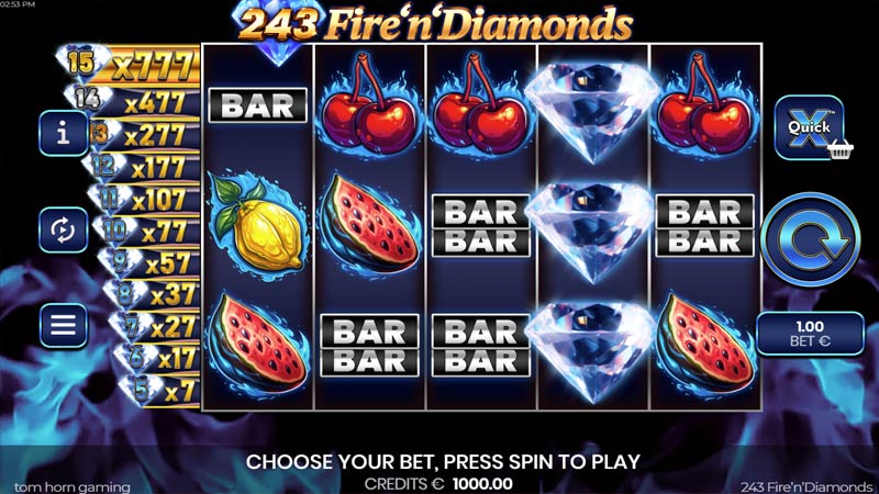 243 Fire n Diamonds