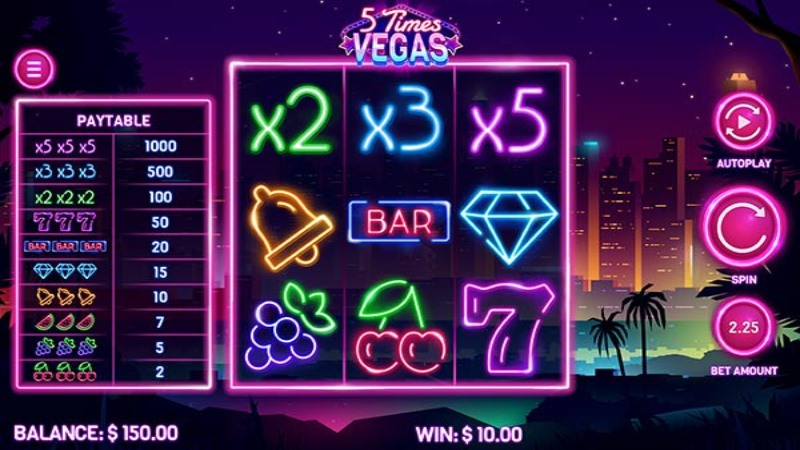 5 Times Vegas