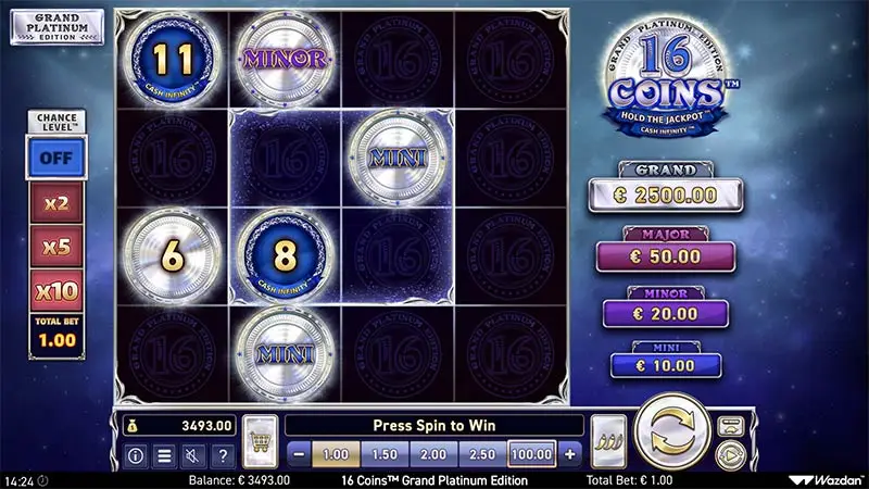 16 Coins Grand Platinum Edition
