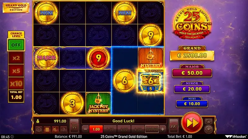 25 Coins Grand Gold Edition