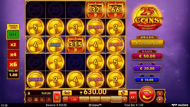 25 Coins
