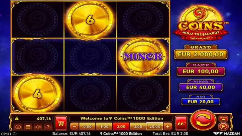 9 Coins 1000 Edition