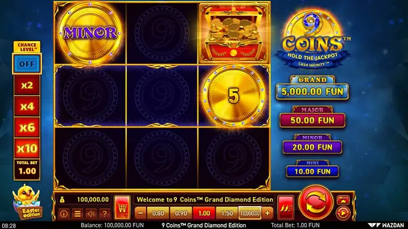 9 Coins Grand Diamond Easter Edition