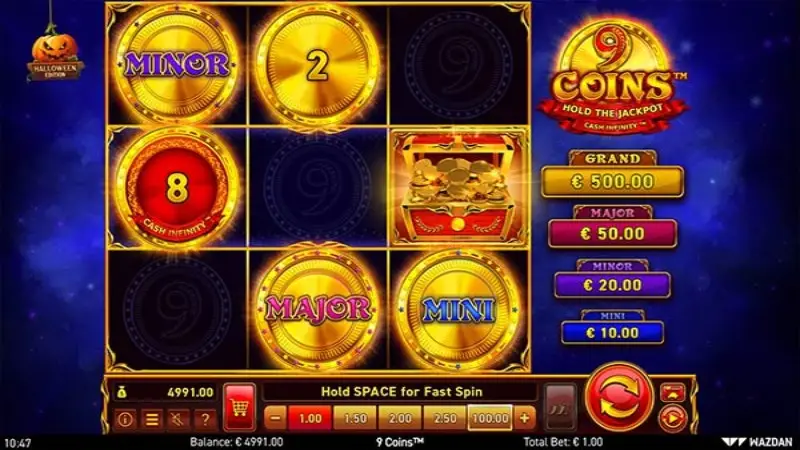9 Coins Halloween
