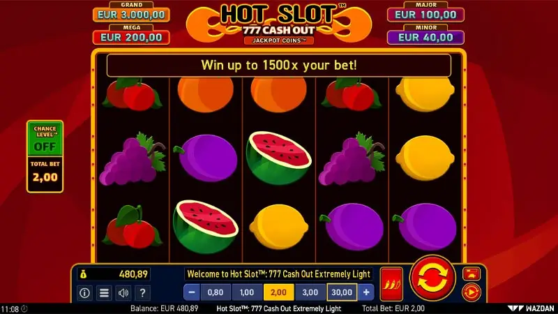 Hot Slot 777 Cash Out Extremely Light