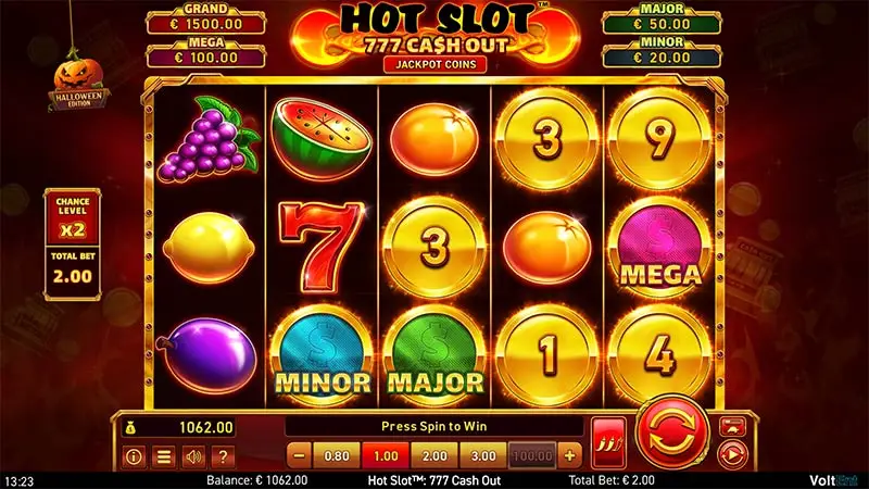 Hot Slot 777 Cash Out Halloween Edition