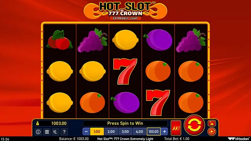 Hot Slot 777 Crowns Extremely Light