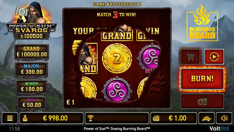 Power of Sun Svarog Burning Board