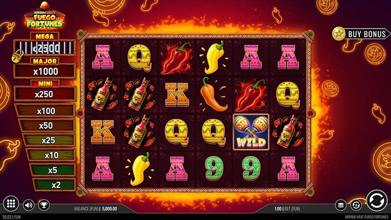 Arriba Heat Fuego Fortunes