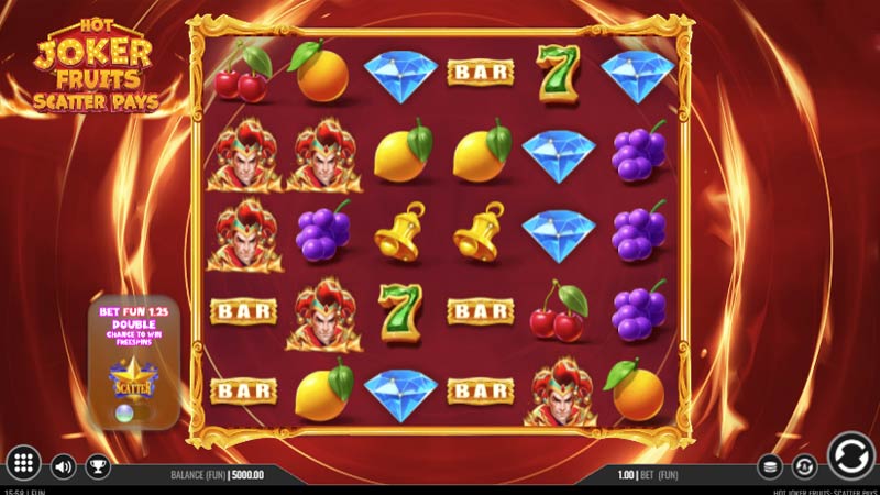 Hot Joker Fruits Scatter Pays