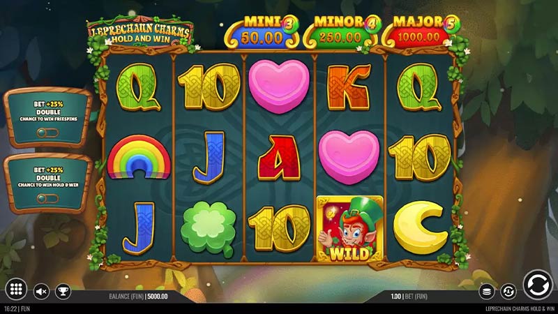 Leprechaun Charms Hold and Win