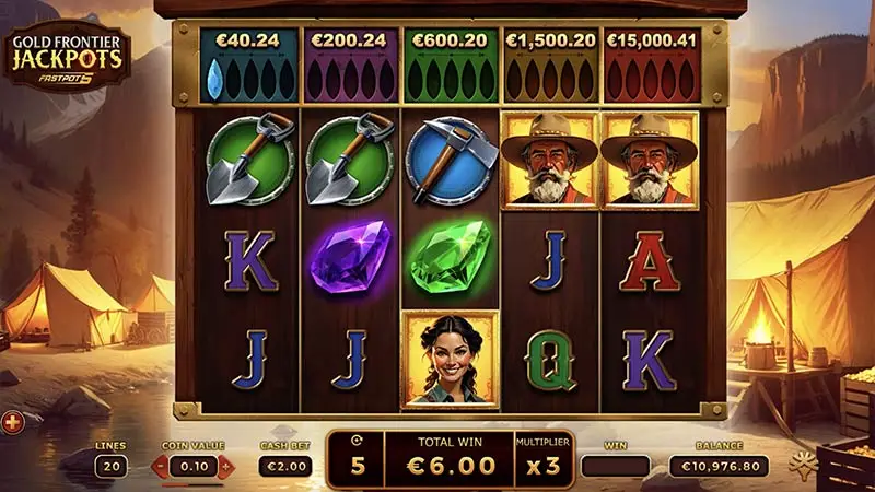 Gold Frontier Jackpots FastPot5