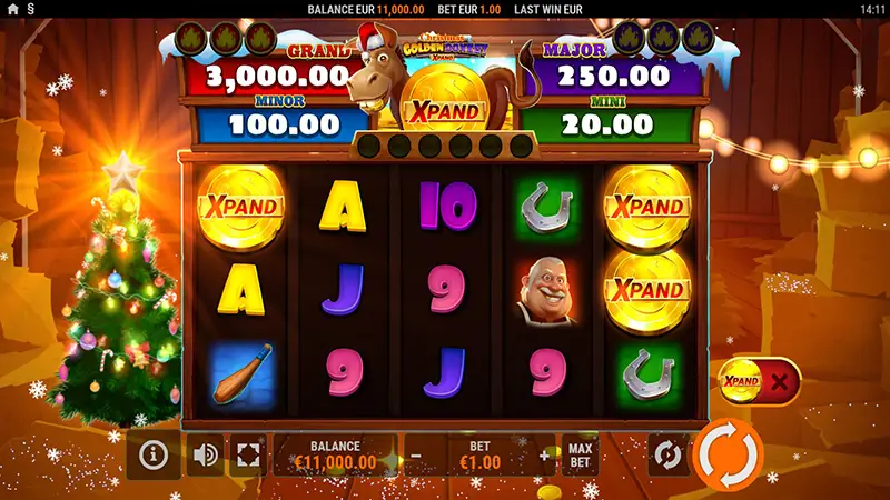 Golden Donkey Christmas Xpand