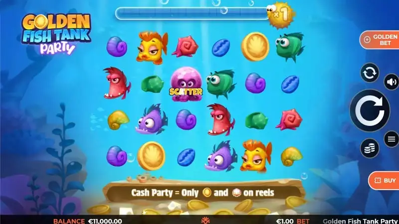 Golden Fish Tank Party