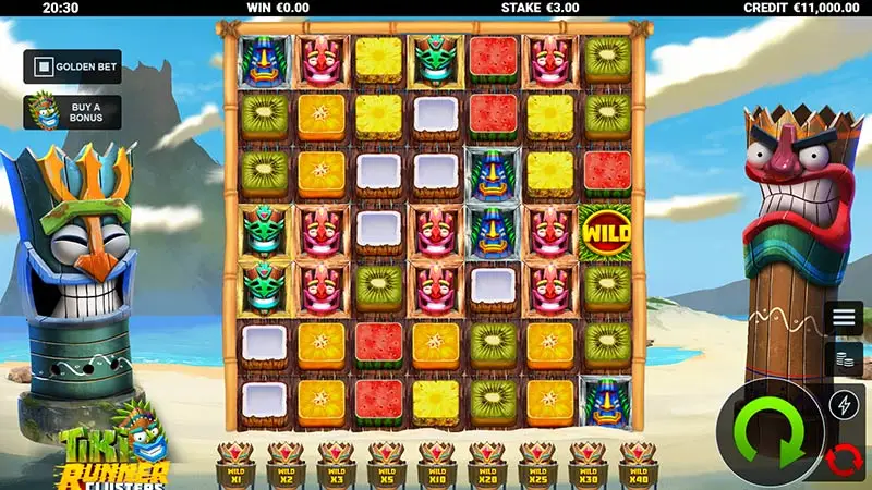 Tiki Runner Clusters