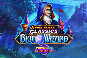 Fire Blaze Blue Wizard PowerPlay Jackpot