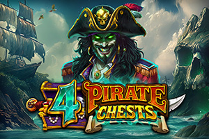 4 PIRATE CHESTS