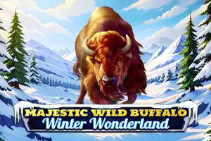 Majestic Wild Buffalo Winter Wonderland