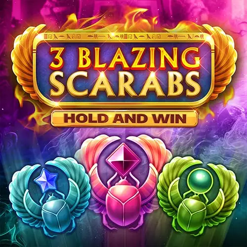 3 Blazing Scarabs Hold and Win