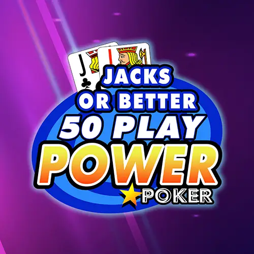 Jacks or Better - 50 Play Power Poker