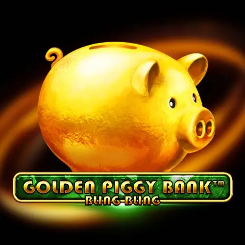 Golden Piggy Bank Bling Bling